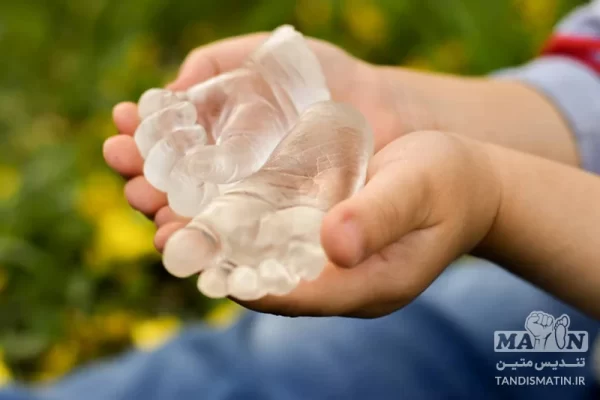تندیس دست و پای کودک جنس رزین